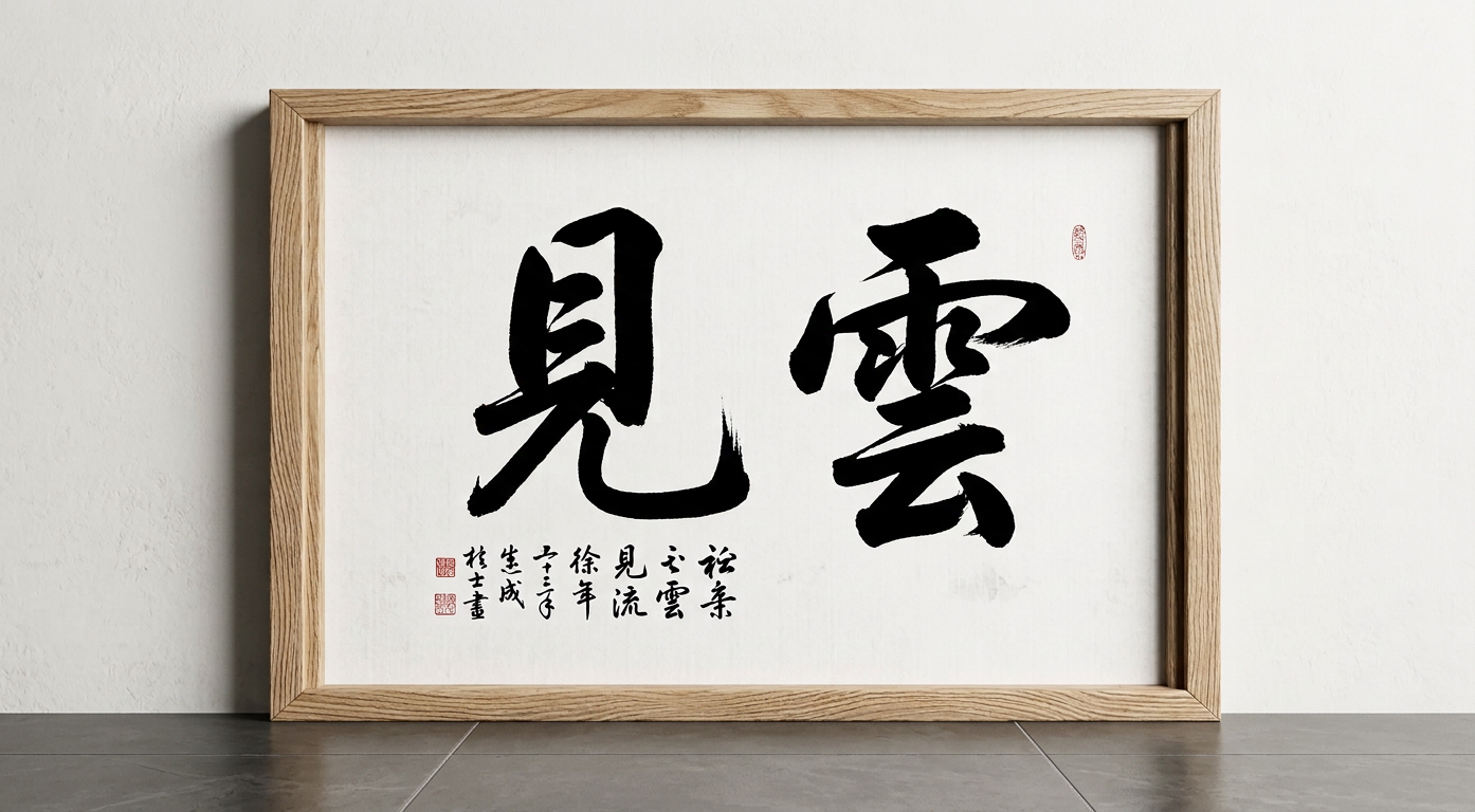 侘寂字画SU模型草图
