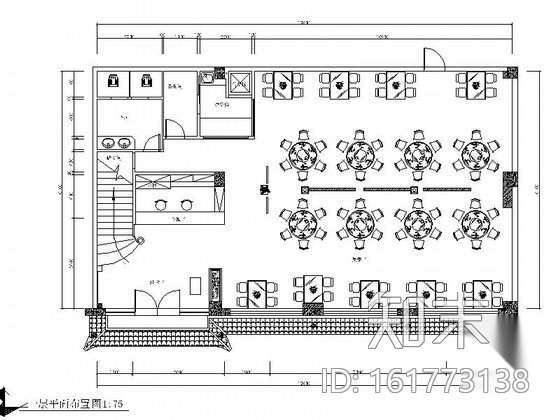 [重庆]某双层中式川菜馆室内装修施工图施工图下载【ID:161773138】