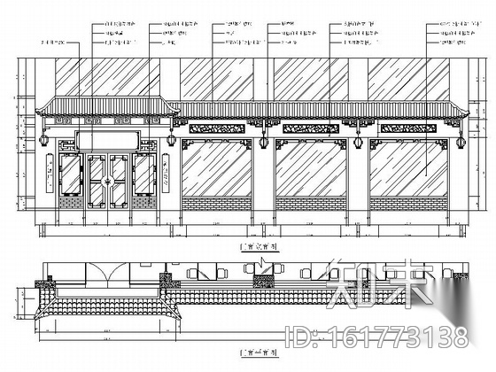 [重庆]某双层中式川菜馆室内装修施工图施工图下载【ID:161773138】