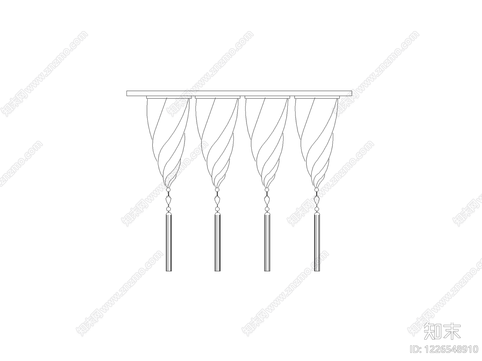 灯具图块cad施工图下载【ID:1226548910】