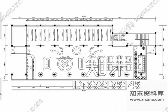 施工图福建重点实验小学图书馆室内装修图含实景图cad施工图下载【ID:632135145】