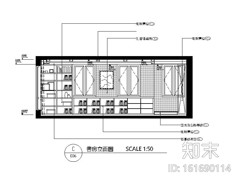 田园风格独栋别墅设计CAD施工图（含效果图）施工图下载【ID:161690114】