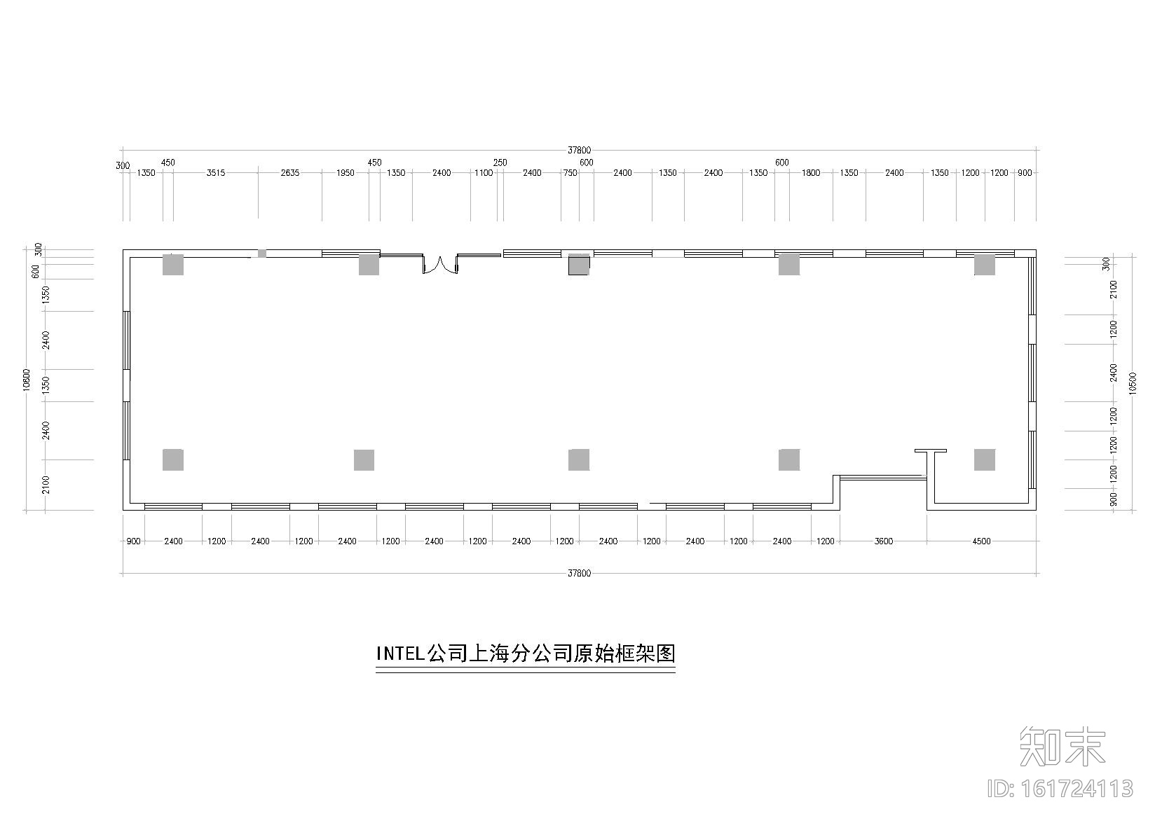 [上海]INTEL公司办公施工图+3D模型+效果图cad施工图下载【ID:161724113】