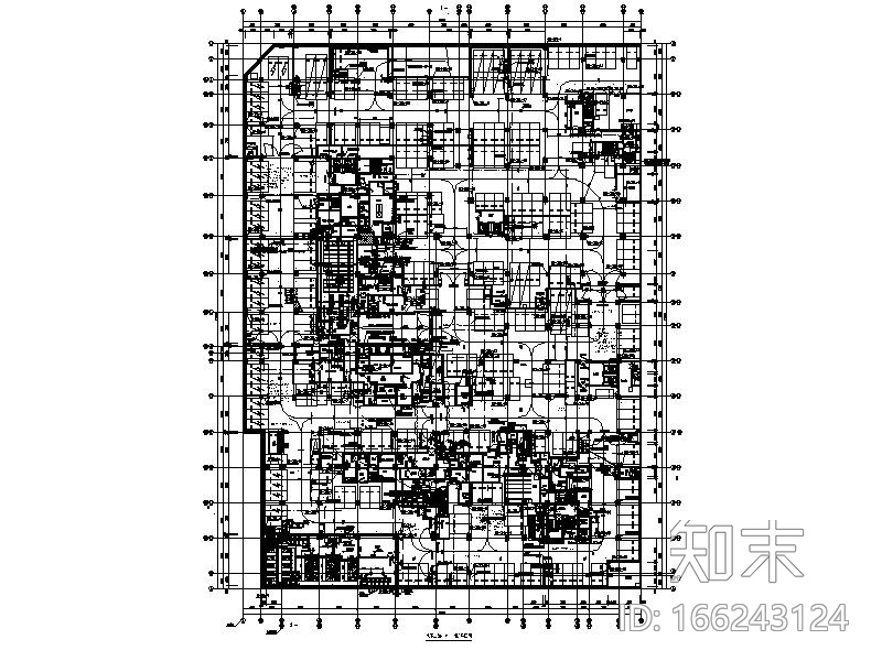 [上海]闵行新城地块地库消防喷淋设计图施工图下载【ID:166243124】