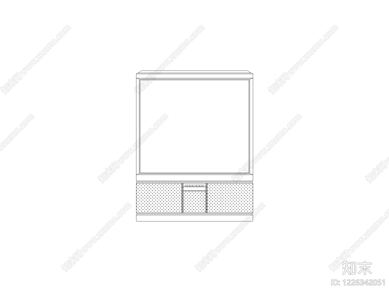 柜子cad施工图下载【ID:1226342051】