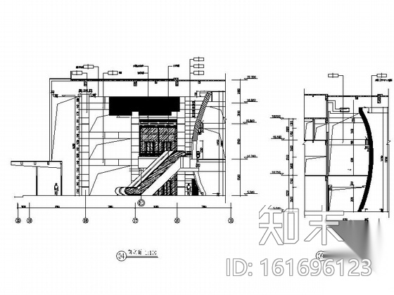 [甘肃]兰州某会展中心大剧院兼会议中心竣工图cad施工图下载【ID:161696123】