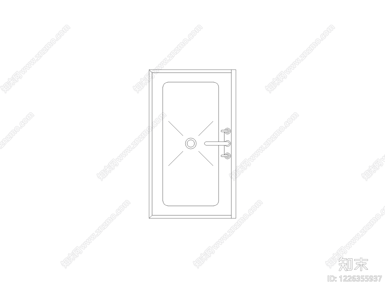 内门系统CAD图纸