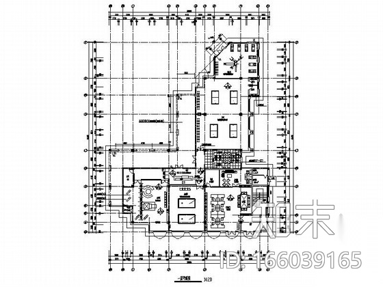 [苏州]二级资质房地产开发有限公司办公室装修施工图（含...cad施工图下载【ID:166039165】