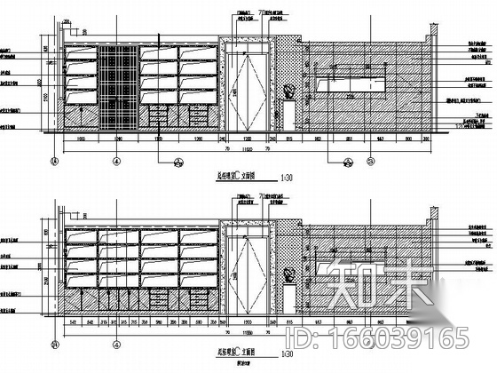 [苏州]二级资质房地产开发有限公司办公室装修施工图（含...cad施工图下载【ID:166039165】