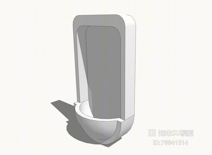 小便器SU模型下载【ID:76641514】