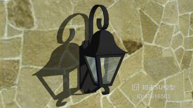 壁灯SU模型下载【ID:319327901】