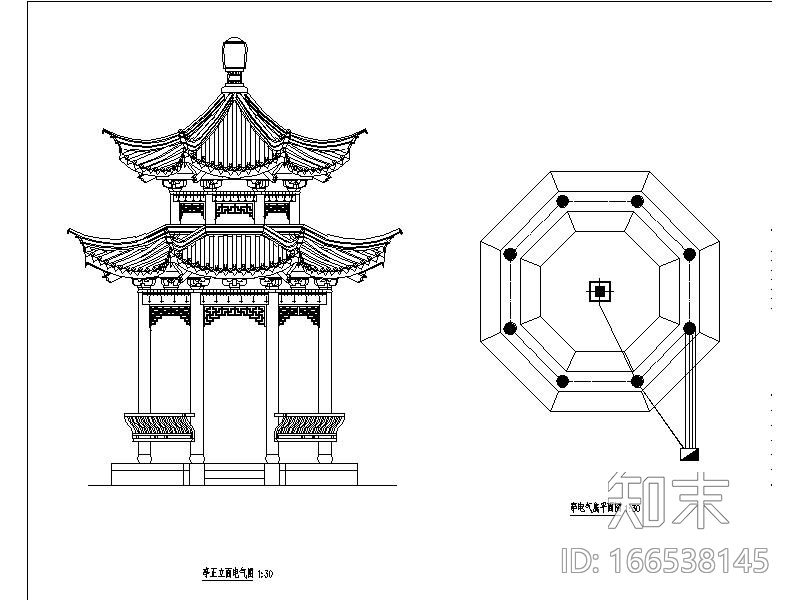 [浙江]某公园景观提升工程全套施工图（独家原创）施工图下载【ID:166538145】