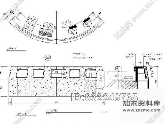 图块/节点DJ台详图cad施工图下载【ID:832249735】