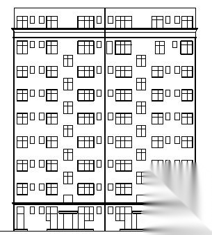 某九层框架住宅楼建筑结构方案图cad施工图下载【ID:149886126】