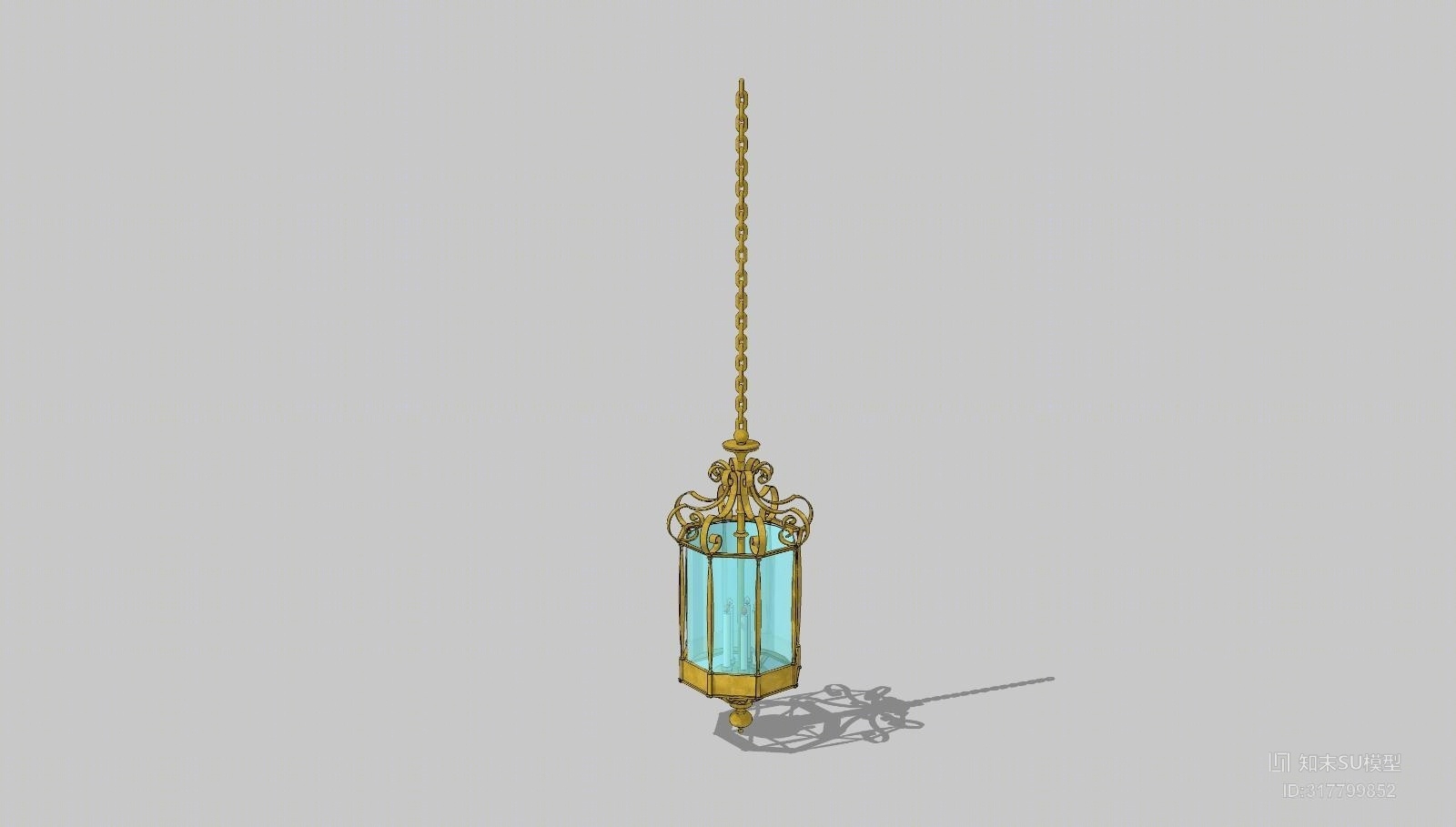 精品免费吊灯SU模型下载【ID:317799852】