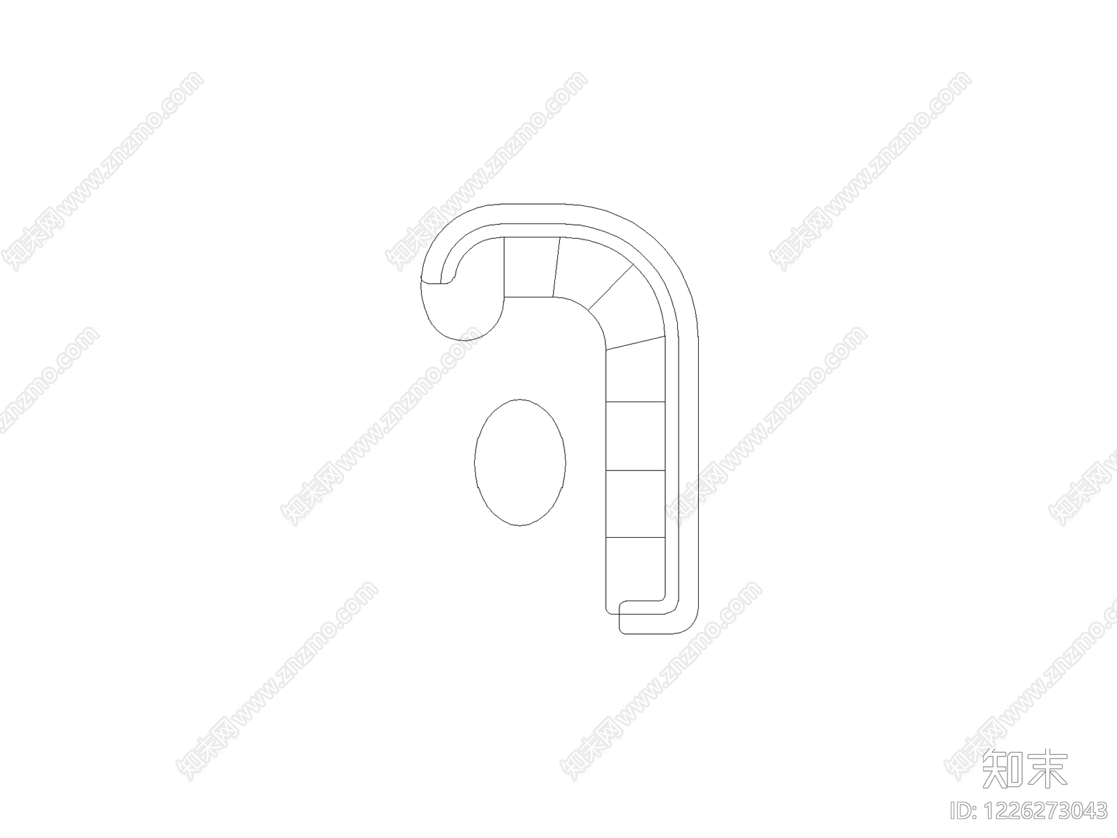 楼梯栏杆扶手CAD图纸