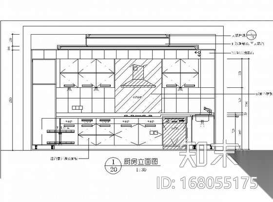 [北京]朝阳区某经典小区三居室全套装修图cad施工图下载【ID:168055175】