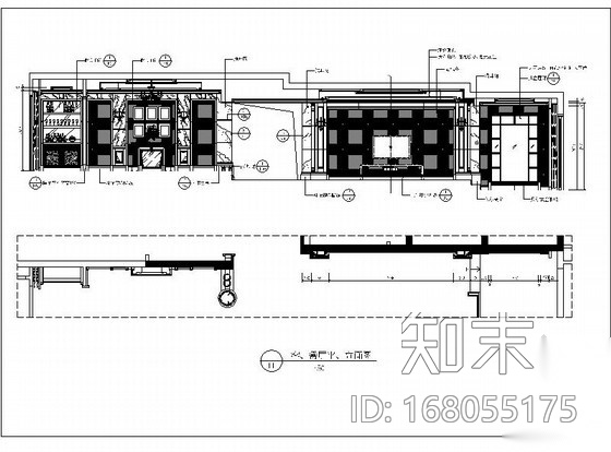 [北京]朝阳区某经典小区三居室全套装修图cad施工图下载【ID:168055175】