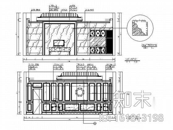 [北京]欧式奢华KTV包厢室内设计施工图cad施工图下载【ID:161813198】