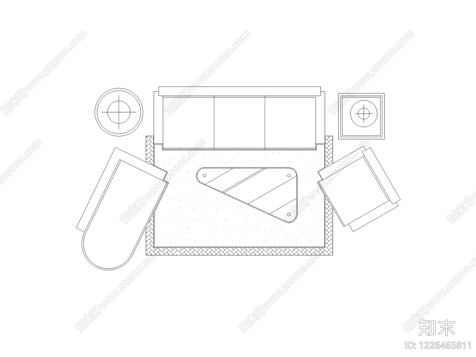 家装图块cad施工图下载【ID:1226465811】