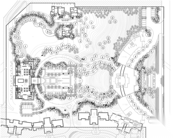 [江西]低碳高端居住区景观设计全套施工图（赠PDF施工...cad施工图下载【ID:161061188】