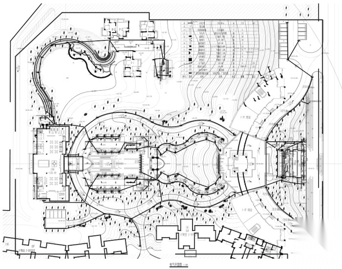 [江西]低碳高端居住区景观设计全套施工图（赠PDF施工...cad施工图下载【ID:161061188】