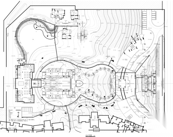 [江西]低碳高端居住区景观设计全套施工图（赠PDF施工...cad施工图下载【ID:161061188】