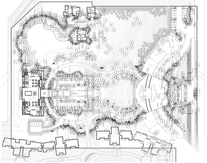 [江西]低碳高端居住区景观设计全套施工图（赠PDF施工...cad施工图下载【ID:161061188】