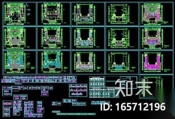 某大型医院装修图cad施工图下载【ID:165712196】