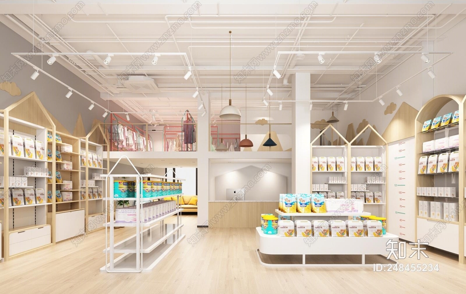 北欧母婴店3D模型下载【ID:248455234】