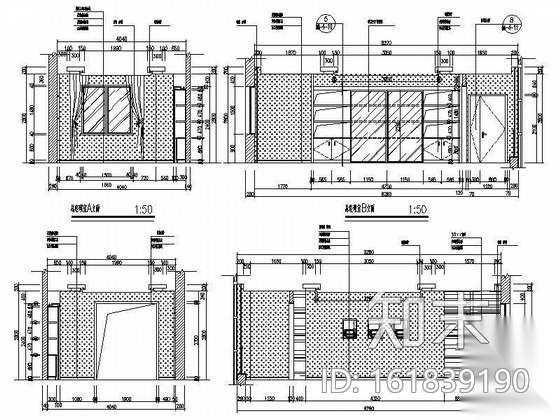 某办公楼装饰施工图cad施工图下载【ID:161839190】