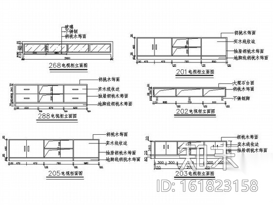 某歌舞厅KTV包间室内装修图cad施工图下载【ID:161823158】