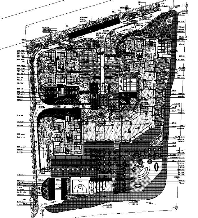 [重庆]低碳工业园区高端住宅景观设计全套施工图（2016最...cad施工图下载【ID:161059122】