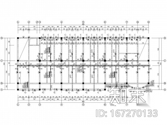 6层框架综合楼改造加固施工图cad施工图下载【ID:167270133】