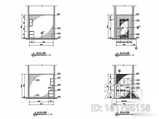 [广东]豪华现代风格酒店办公楼装修施工图施工图下载【ID:161796158】