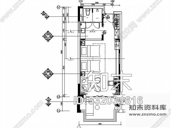 施工图海南海滨风光接待中心客房装修施工图含效果施工图下载【ID:532031616】