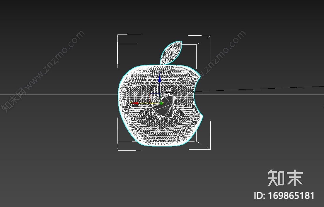 苹果徽标3d打印模型下载【ID:169865181】