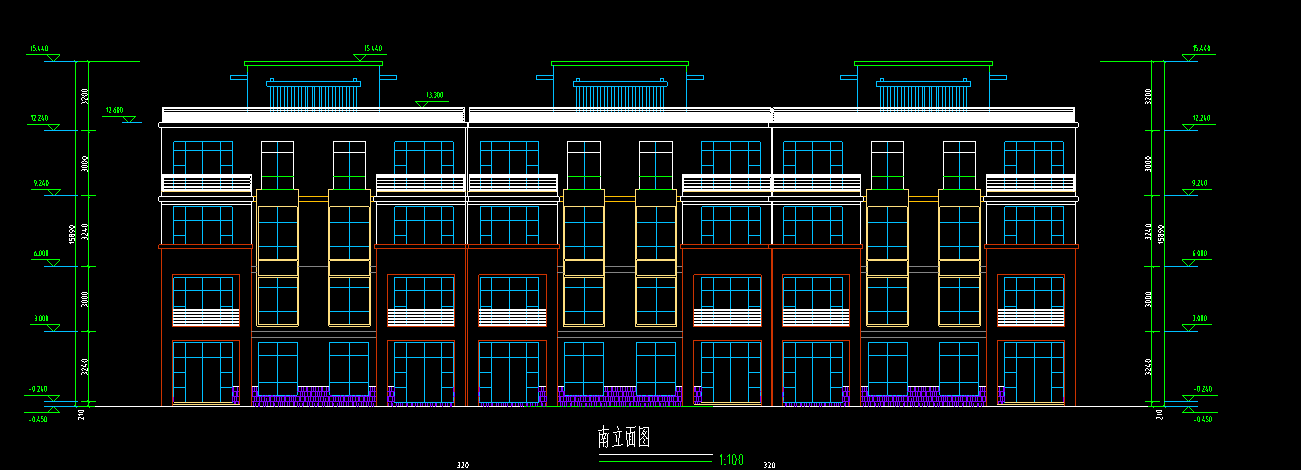 二层别墅建筑设计方案文本（包含效果图+CAD）cad施工图下载【ID:150023190】