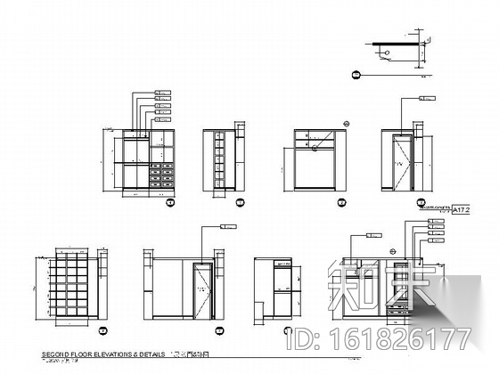 [上海]托斯卡纳风情别墅室内精装修施工图（含效果图）cad施工图下载【ID:161826177】