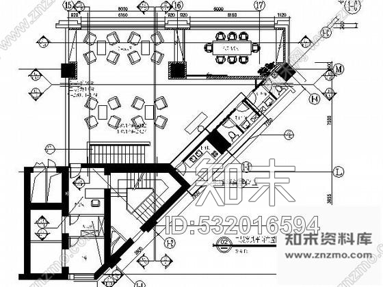 施工图北京某双层品牌茶馆施工图cad施工图下载【ID:532016594】