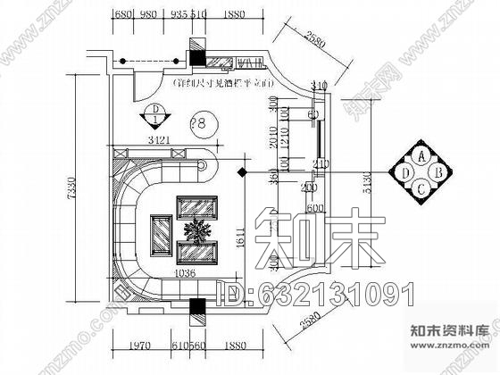 施工图歌舞厅包厢装修图cad施工图下载【ID:632131091】