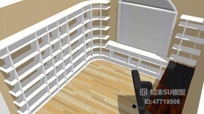 书架SU模型下载【ID:47719508】