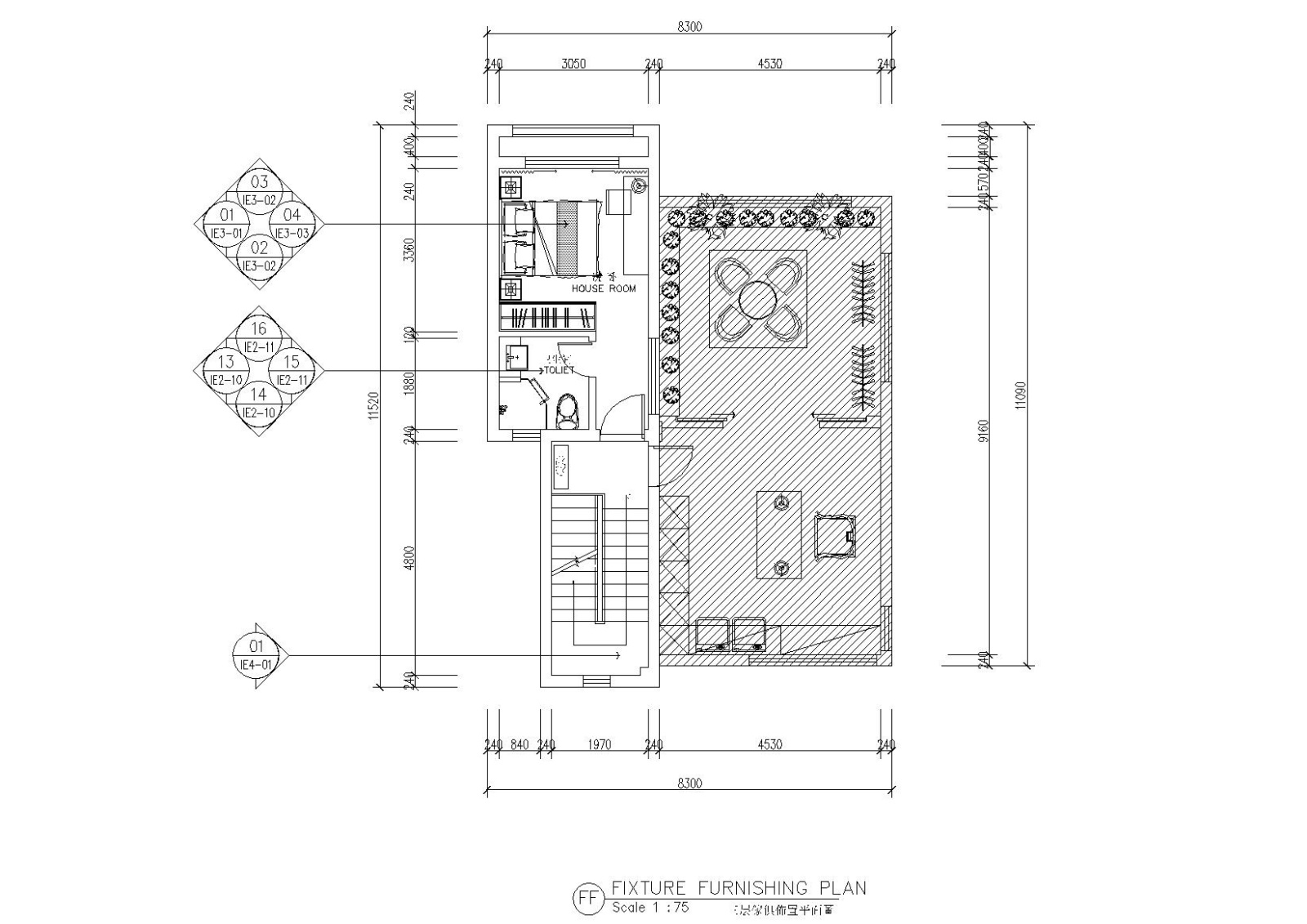 泸州凤凰首府别墅深化方案+效果图+施工图cad施工图下载【ID:160494133】