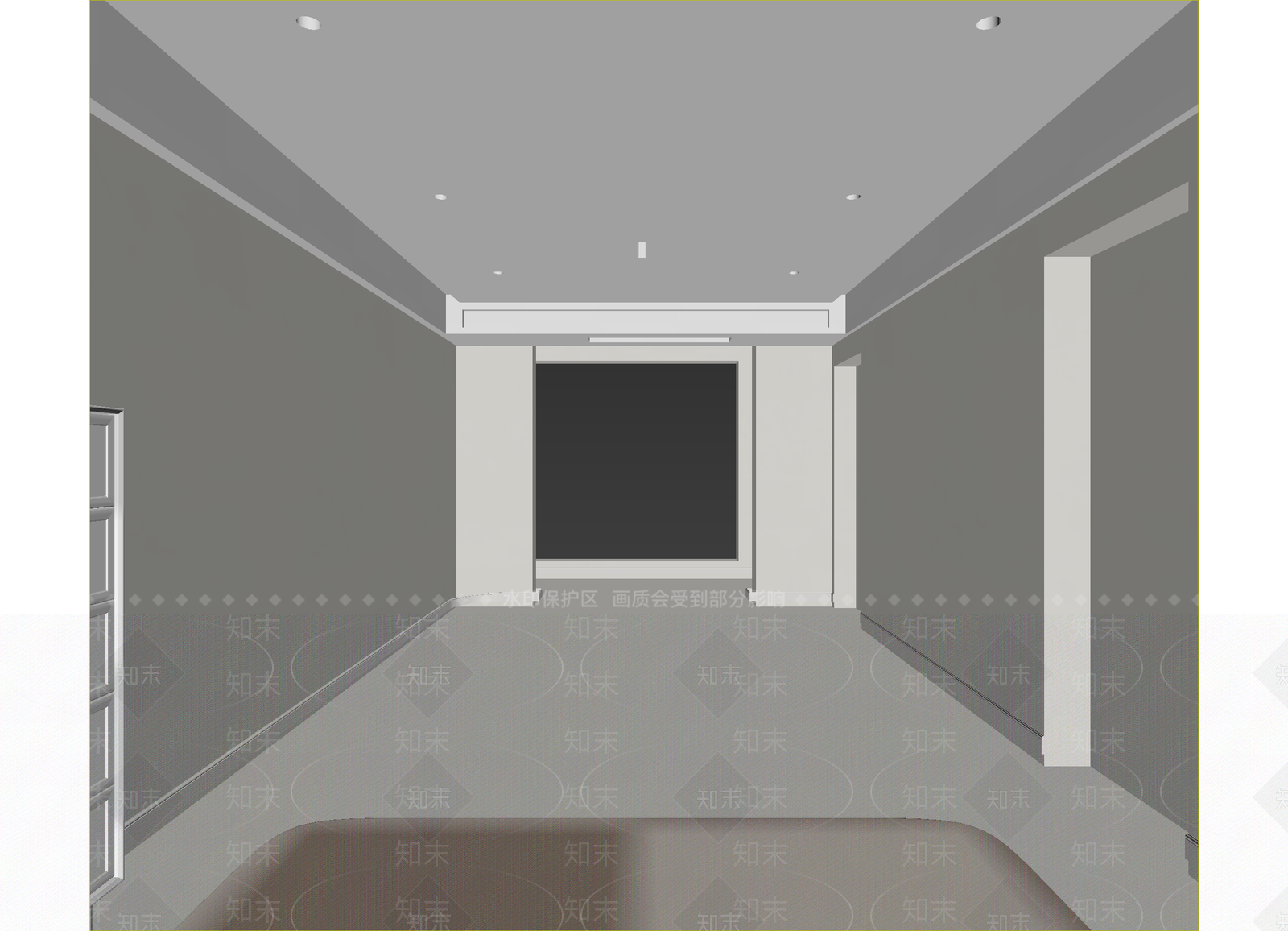 奶油玄关3D模型下载【ID:1214787473】