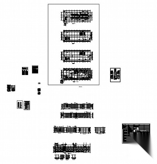 [北京通州]某工业开发区研发展示中心配套商业建筑扩初图...cad施工图下载【ID:164863105】