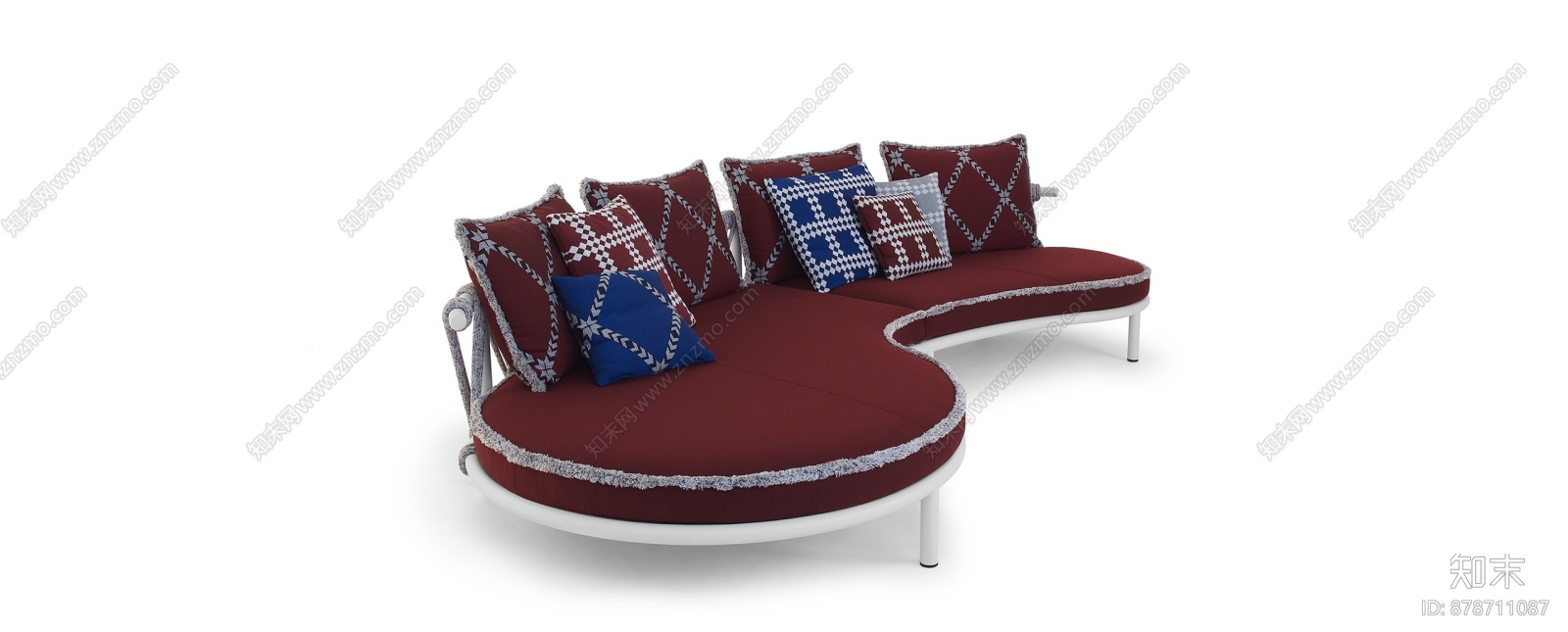 Cassina现代蹦床沙发3D模型下载【ID:878711087】