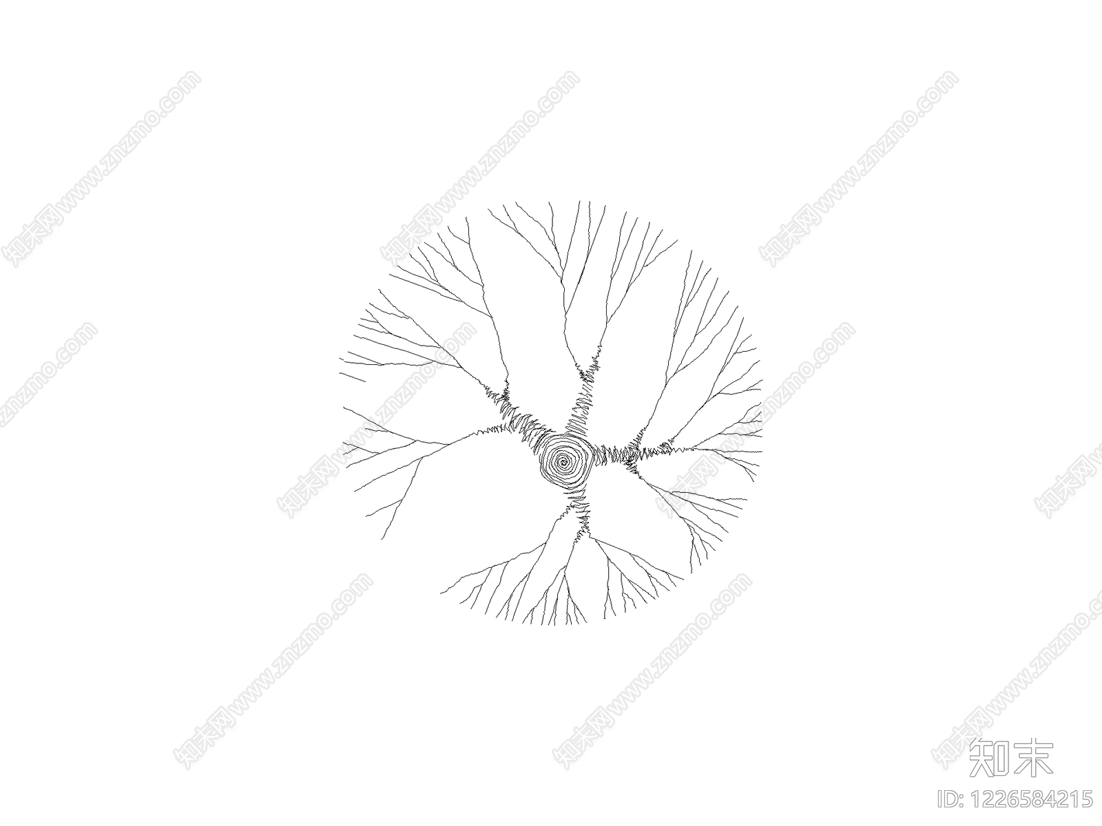 现代填充图案CAD图纸