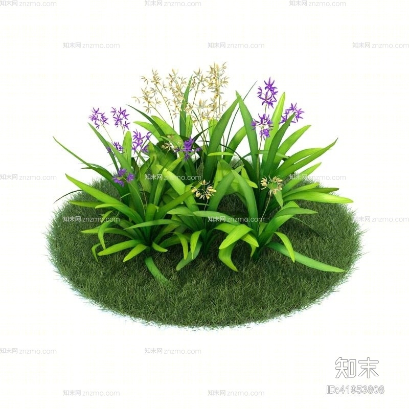 绿色草坪3D模型下载【ID:41953808】
