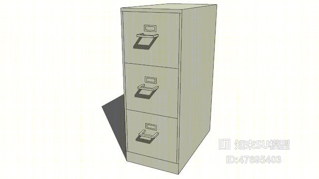 档案柜SU模型下载【ID:47695403】