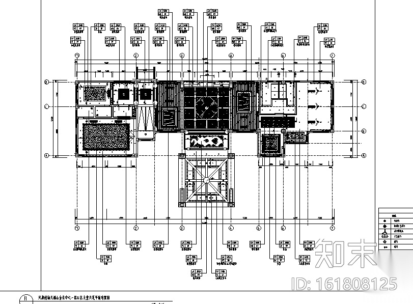 上市集团高档会所空间设计施工图（附效果图）cad施工图下载【ID:161808125】